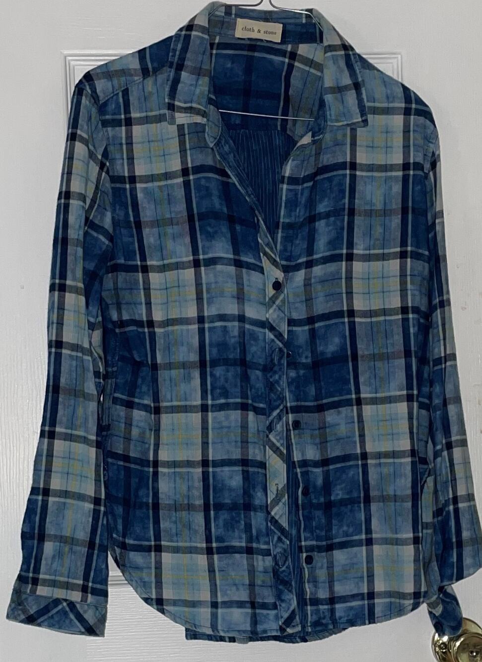 Cloth & Stone Flannel Shirt Sz S EUC